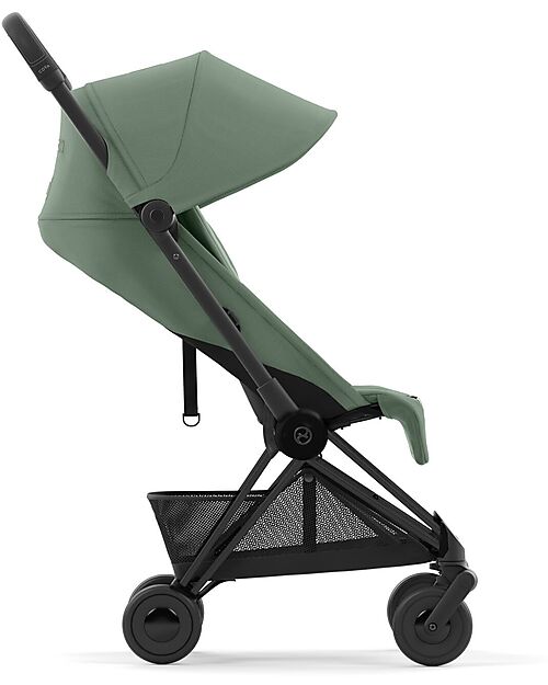 Cybex Coya Stroller - Leaf Green Matt Frame - Light and Ultra-Compact from Birth to 4 Years Lights Strollers