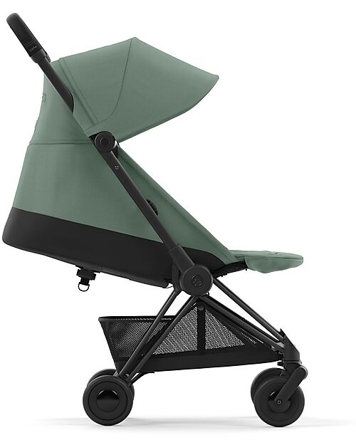 Cybex Coya Stroller - Leaf Green Matt Frame - Light and Ultra-Compact from Birth to 4 Years Lights Strollers