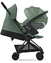 Cybex Coya Stroller - Leaf Green Matt Frame - Light and Ultra-Compact from Birth to 4 Years Lights Strollers