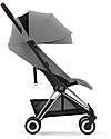 Cybex Coya Stroller - Mirage Grey Chrome Frame - Light and Ultra-Compact from Birth to 4 Years Lights Strollers