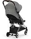 Cybex Coya Stroller - Mirage Grey Chrome Frame - Light and Ultra-Compact from Birth to 4 Years Lights Strollers