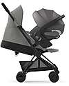 Cybex Coya Stroller - Mirage Grey Matt Frame - Light and Ultra-Compact from Birth to 4 Years Lights Strollers