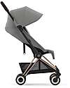 Cybex Coya Stroller - Mirage Grey Rosegold Frame - Light and Ultra-Compact from Birth to 4 Years Lights Strollers