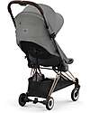 Cybex Coya Stroller - Mirage Grey Rosegold Frame - Light and Ultra-Compact from Birth to 4 Years Lights Strollers