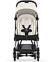 Cybex Coya Stroller - Off White Chrome Frame - Light and Ultra-Compact from Birth to 4 Years Lights Strollers