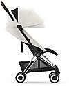 Cybex Coya Stroller - Off White Chrome Frame - Light and Ultra-Compact from Birth to 4 Years Lights Strollers