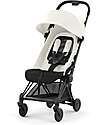 Cybex Coya Stroller - Off White Matt Frame - Light and Ultra-Compact from Birth to 4 Years Lights Strollers