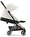 Cybex Coya Stroller - Off White Rosegold Frame - Light and Ultra-Compact from Birth to 4 Years Lights Strollers