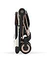 Cybex Coya Stroller - Off White Rosegold Frame - Light and Ultra-Compact from Birth to 4 Years Lights Strollers
