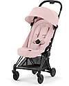 Cybex Coya Stroller - Peach Pink Matt Frame - Light and Ultra-Compact from Birth to 4 Years Lights Strollers