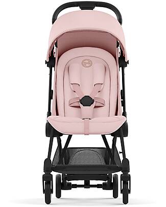 Cybex Coya Stroller - Peach Pink Matt Frame - Light and Ultra-Compact from Birth to 4 Years Lights Strollers