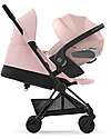Cybex Coya Stroller - Peach Pink Matt Frame - Light and Ultra-Compact from Birth to 4 Years Lights Strollers