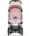 Cybex Coya Stroller - Peach Pink Rosegold Frame - Light and Ultra-Compact from Birth to 4 Years Lights Strollers