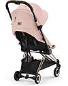 Cybex Coya Stroller - Peach Pink Rosegold Frame - Light and Ultra-Compact from Birth to 4 Years Lights Strollers