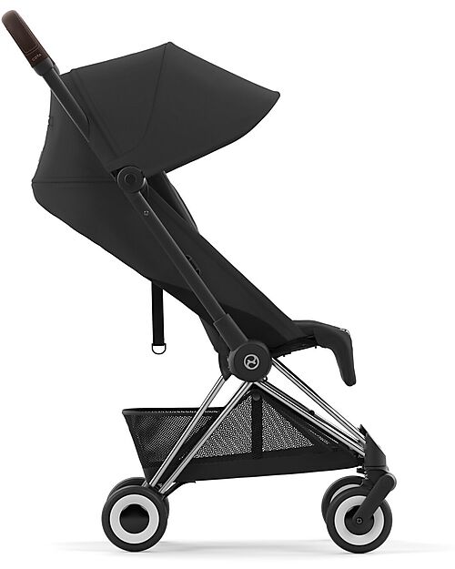 Cybex Coya Stroller - Sepia Black Chrome Frame - Light and Ultra-Compact from Birth to 4 Years Lights Strollers