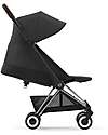 Cybex Coya Stroller - Sepia Black Chrome Frame - Light and Ultra-Compact from Birth to 4 Years Lights Strollers