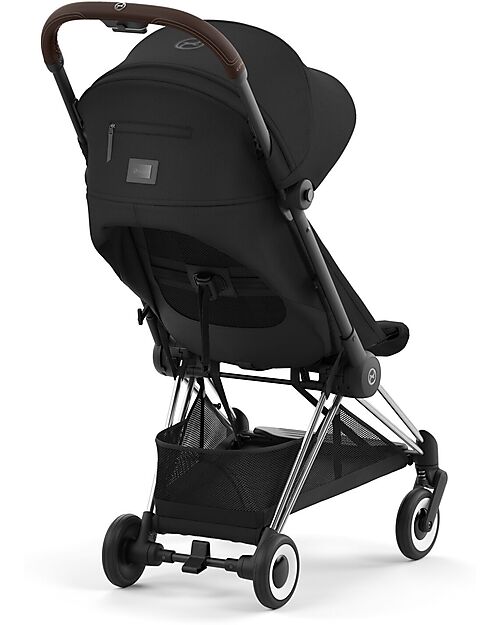 Cybex Coya Stroller - Sepia Black Chrome Frame - Light and Ultra-Compact from Birth to 4 Years Lights Strollers