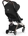 Cybex Coya Stroller - Sepia Black Rosegold Frame - Light and Ultra-Compact from Birth to 4 Years Lights Strollers