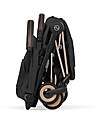 Cybex Coya Stroller Sepia Black - Rosegold Frame - Lightweight and Ultra-Compact Foot Board