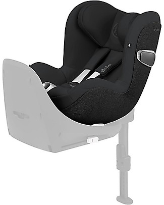 Cybex Deep Black Sirona Z i-Size car seat + Base Z + SNØGGA Mini Footmuff for Free! Car Seats Group 0+/1