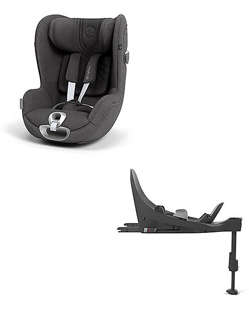 Cybex Duo Sirona T i-Size Car Seat -+ Base  Mirage Grey - 360° Rotating Mechanism Car Seats Group 0+/1