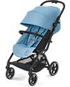 Cybex Eezy S+ 2 Stroller - Beach Blue/Turquoise - from Birth - Outstanding Mobility! Lights Strollers