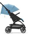 Cybex Eezy S+ 2 Stroller - Beach Blue/Turquoise - from Birth - Outstanding Mobility! Lights Strollers