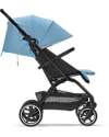 Cybex Eezy S+ 2 Stroller - Beach Blue/Turquoise - from Birth - Outstanding Mobility! Lights Strollers