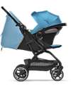 Cybex Eezy S+ 2 Stroller - Beach Blue/Turquoise - from Birth - Outstanding Mobility! Lights Strollers