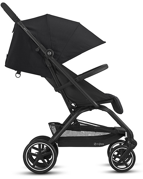 Cybex Eezy S+ 2 stroller - Deep Black - Outstanding Mobility! Lights Strollers