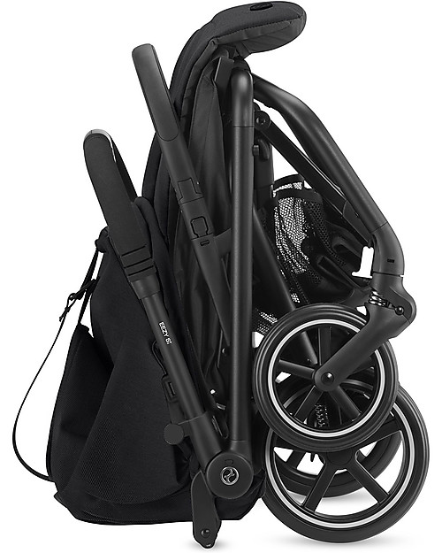 Cybex Eezy S+ 2 stroller - Deep Black - Outstanding Mobility! Lights Strollers