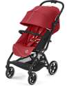 Cybex Eezy S+ 2 Stroller - Hibiscus Red/Red - from Birth - Outstanding Mobility! Lights Strollers