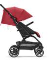 Cybex Eezy S+ 2 Stroller - Hibiscus Red/Red - from Birth - Outstanding Mobility! Lights Strollers