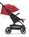 Cybex Eezy S+ 2 Stroller - Hibiscus Red/Red - from Birth - Outstanding Mobility! Lights Strollers
