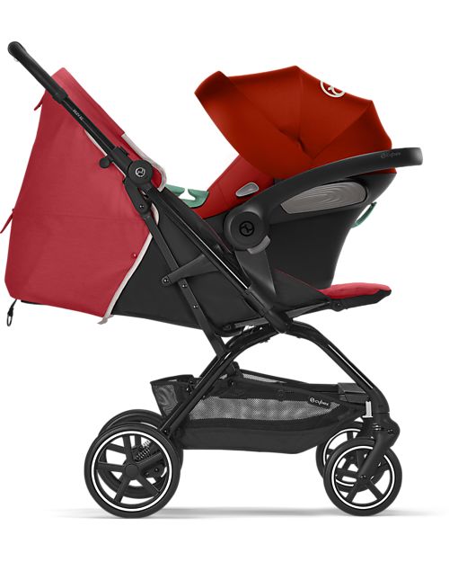 Cybex Eezy S+ Stroller Hibiscus Red/Red from Birth