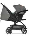 Cybex Eezy S+ 2 Stroller - Lava Grey/Mid Grey - from Birth - Outstanding Mobility! Lights Strollers