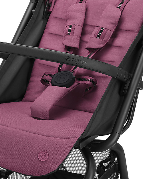 Cybex Eezy S+ 2 stroller - Magnolia Pink - Outstanding Mobility! Lights Strollers