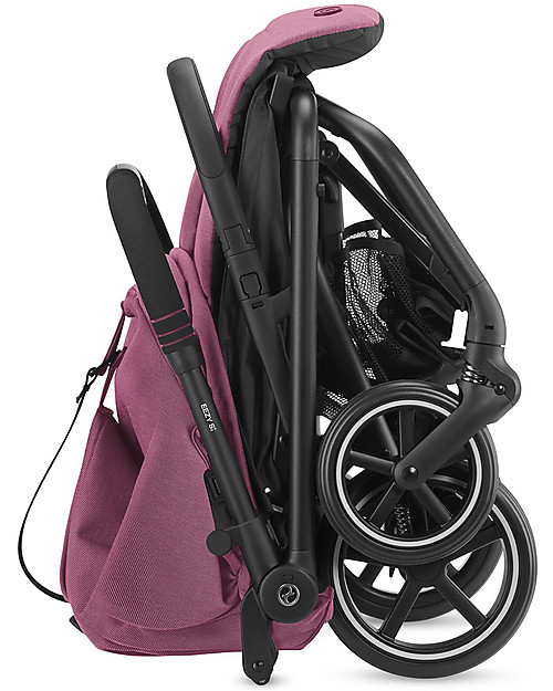 Cybex Eezy S+ 2 stroller - Magnolia Pink - Outstanding Mobility! Lights Strollers