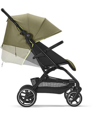 Cybex Eezy S+ 2 Stroller - Nature Green/Green - from Birth - Outstanding Mobility! Lights Strollers
