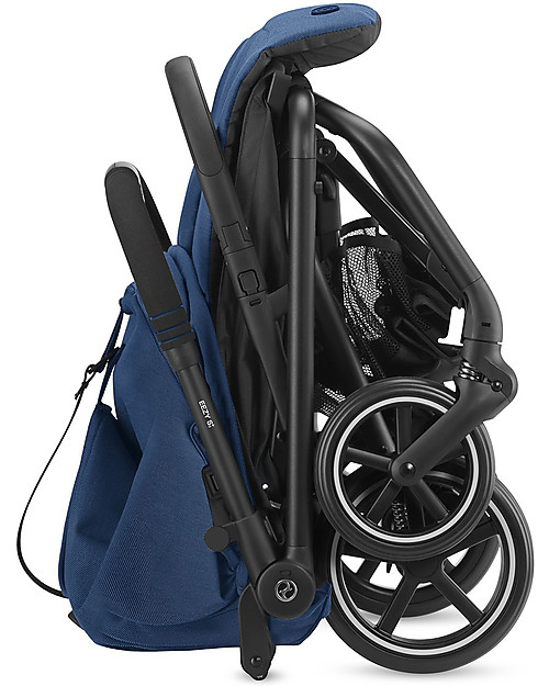 Cybex Eezy S+ 2 stroller - Navy Blue - Outstanding Mobility! Lights Strollers