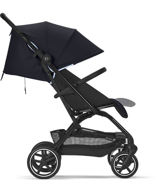 Cybex Eezy S+ 2 Stroller - Ocean Blue/Navy Blue - from Birth - Outstanding Mobility! Lights Strollers