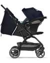 Cybex Eezy S+ 2 Stroller - Ocean Blue/Navy Blue - from Birth - Outstanding Mobility! Lights Strollers