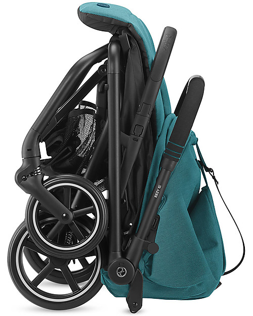Cybex Eezy S+ 2 stroller - River Blue - Outstanding Mobility! Lights Strollers