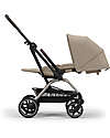 Cybex Eezy S Twist+ 2 Stroller - Almond Beige - Taupe Frame - 360° Rotating Seat Pushchairs