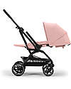 Cybex Eezy S Twist+ 2 Stroller - Candy Pink - Black Frame - 360° Rotating Seat Pushchairs