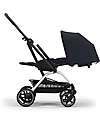 Cybex Eezy S Twist+ 2 Stroller - Dark Blue - Silver Frame - 360° Rotating Seat Pushchairs