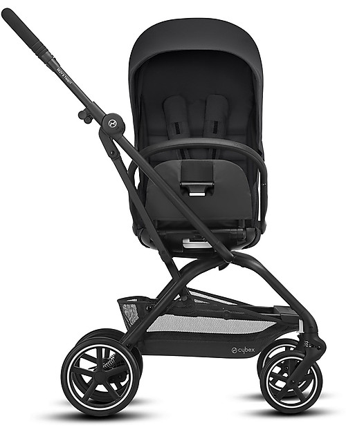 Cybex Eezy S Twist+ 2 stroller - Deep Black - 360° Rotating Seat Lights Strollers