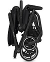 Cybex Eezy S Twist+ 2 stroller - Deep Black - 360° Rotating Seat Lights Strollers