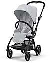 Cybex Eezy S Twist+ 2 Stroller - Fog Grey - Black Frame - 360° Rotating Seat Pushchairs