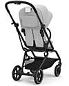 Cybex Eezy S Twist+ 2 Stroller - Fog Grey - Black Frame - 360° Rotating Seat Pushchairs